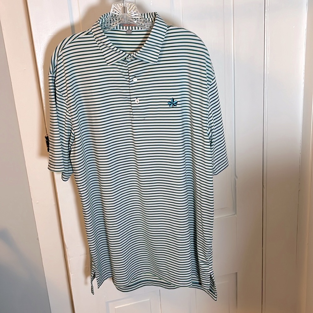 Peter Millar Summer Comfort Golf Polo Shirt. (Size L). lightly worn.
